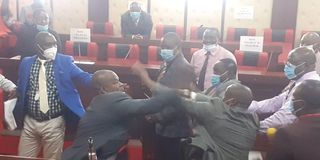 Nyamira County Assembly fight