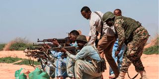 Amisom training in Somalia
