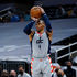Russell Westbrook #4 of the Washington Wizards shoots a three-point basket 
