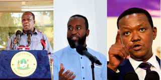 Wycliffe Oparanya, Hassan Joho, Alfred Mutua 