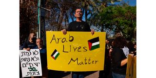 Arab Israelis protest