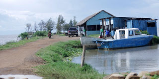 Kendu Bay pier.