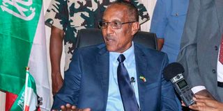 Somaliland's President Muse Bihi Abdi.