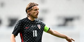 Croatia midfielder Luka Modric