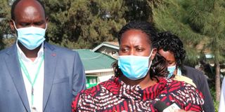 Laikipia County Health executive Rose Maitai