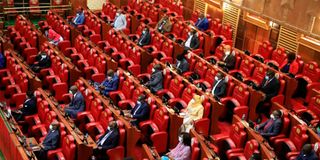 CS Yatani reads budget at Parliament