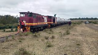 Cargo train in Nyeri