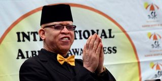 Albinism Society of Kenya chairman Isaac Mwaura 