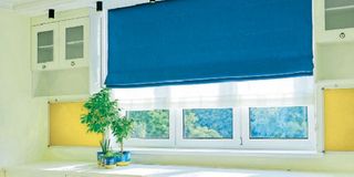 Roman shades are a classy and sophisticated option for window treatment.