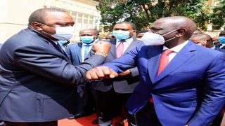 President Uhuru Kenyatta and William Ruto 