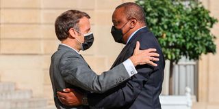 Uhuru Kenyatta, Emmanuel Macron