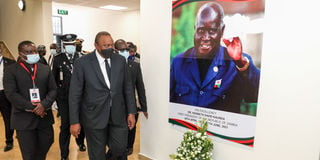 President Uhuru Kenyatta Lusaka Show Grounds Kenneth Kaunda funeral