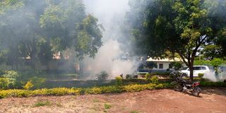 Isiolo hospital teargas