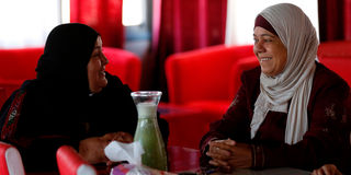 Riham Taha West Bank women only restaurant