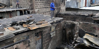Mukuru Fuata Nyayo slum fire
