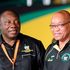 South African President Cyril Ramaphosa Jacob Zuma