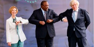 Boris Johnson President Uhuru Kenyatta