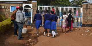 Muthambi Girls students