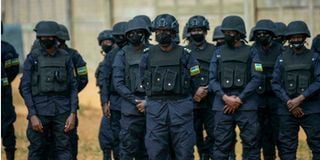 Rwandan police 