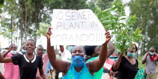 Korando protests in Kisumu