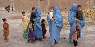 Afghan girls and women