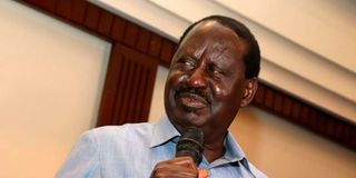 ODM leader Raila Odinga
