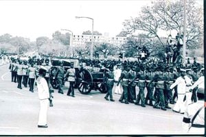 Jomo's funeral procession