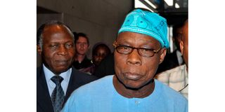 Nigeria's ex-president General Olusegun Mathew Okikiola Aremu Obasanjo.