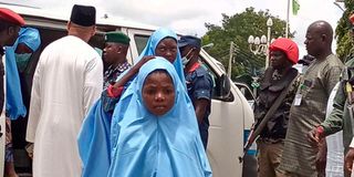 freed Nigerian girls 