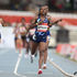 Faith Chepng'etich of Kenya wins the women's 1,500m race