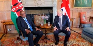 Uhuru Kenyatta, Boris Johnson