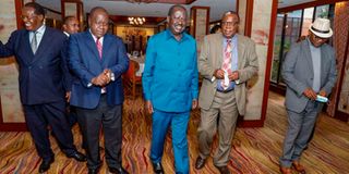 Fred Matiang’i, Raila Odinga