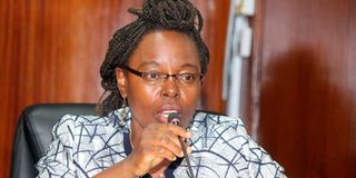 Controller of Budget Margaret Nyakango