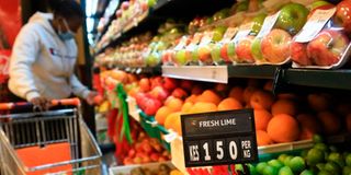 inflation kenya supermarket shopping 