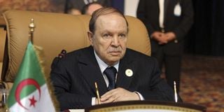 Former Algerian President Abdul Aziz Bouteflika