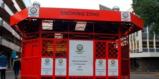 Smoking zone