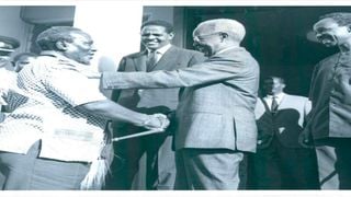 Jomo Kenyatta and Aden Abdulle Osman 