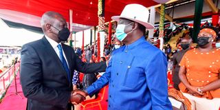 William Ruto and Raila Odinga