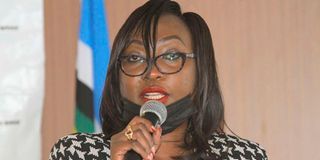 Acting Nairobi Governor Ann Kananu.