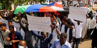 Sudan protesters