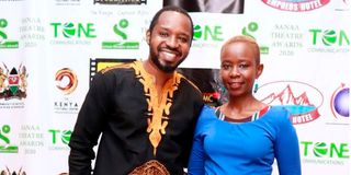 Boniface Mwangi and Hellen Njeri