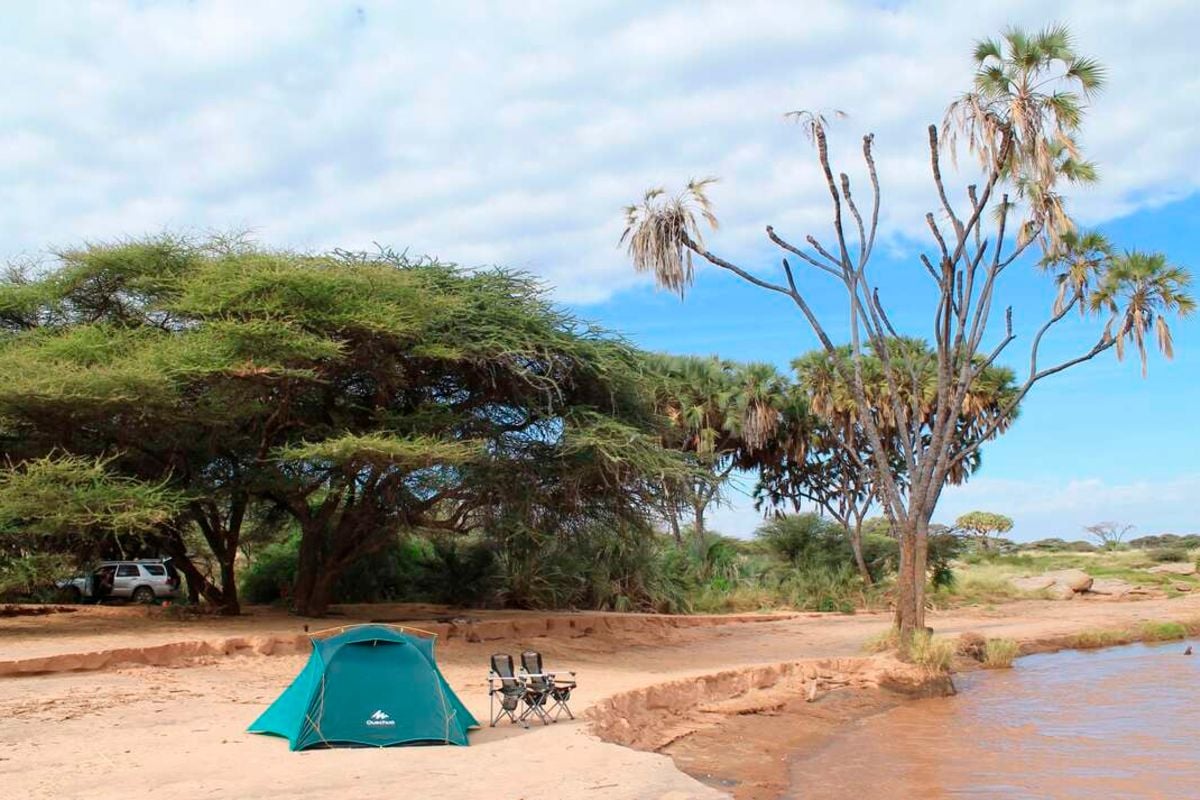 Wilderness camping in Kenya