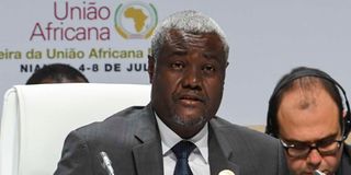 AU boss Moussa Faki Mahamat