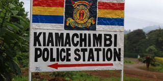 Kiamachimbi Police Station in Nyeri