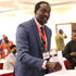 Humphrey Kayange casts his vote during National Olympic Committee of Kenya (NOC-K) elections