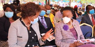 Kitui Governor Charity Ngilu, Energy CS Monica Juma