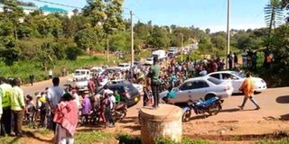 Shocked residents of Matakari village in Embu