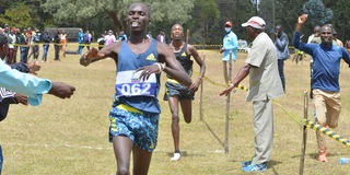 Leonard Bett wins South Rift cross country