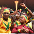Mali fans cheer their team
