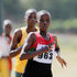 Fancy Chepkorir during girls U-18 5km race at Nairobi Cross Country
